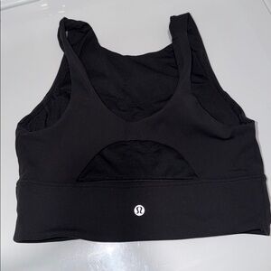 Black lululemon sports bra
